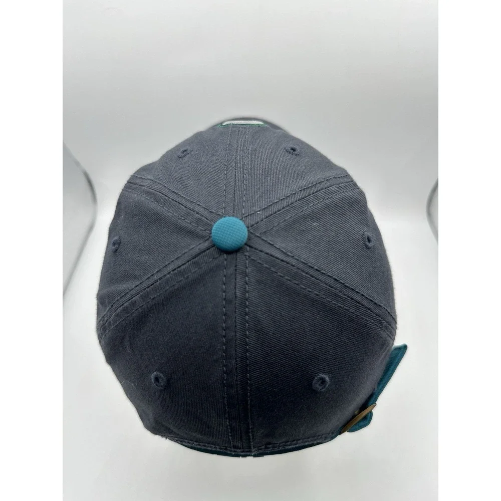 Seattle Mariners '47 Brand Hat Navy Teal Strapback Spellout OSFA MLB